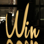 Motivational Light Up Words // Win