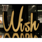 Motivational Light Up Words // Wish