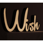 Motivational Light Up Words // Wish