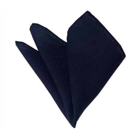 Silk Handkerchief + Gift Box // Navy Blue