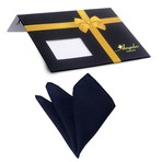 Silk Handkerchief + Gift Box // Navy Blue