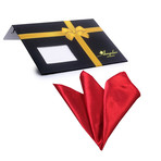 Silk Handkerchief + Gift Box II // Red