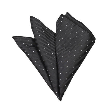 Silk Handkerchief + Gift Box I // Black + White