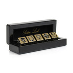 Rotten Luck Dice Set + Swarovski Crystals