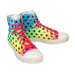 Amiri // Sunset Star Canvas Sneakers // Rainbow (US: 12)