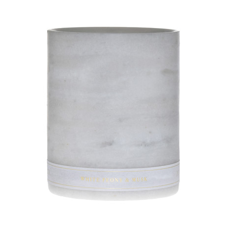 Real Marble White // 24oz //  White Peony + Musk