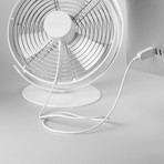 Tim // USB Desk Fan (White)