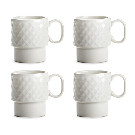 Coffee & More Coffee // Cup Set (White)