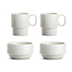 Coffee & More Mug // Bowl Set (White)