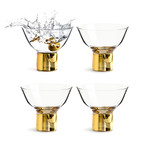 Club Gold Cocktail Glass/Dessert Bowl