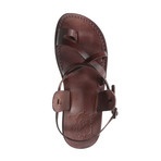 The Good Shepherd Buckle Sandal // Brown (Euro: 44)