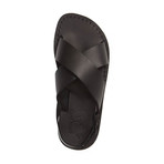 Elan Buckle Sandal // Black (Euro: 45)