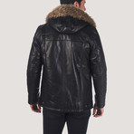 Robert Leather Jacket // Black (M)
