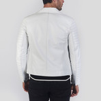 Jayce Leather Jacket // White (2XL)