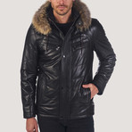 Robert Leather Jacket // Black (XL)