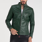 Zeil Leather Jacket // Green (S)