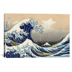 The Great Wave at Kanagawa, 1829 by Katsushika Hokusai (26"W x 18"H x 0.75"D)