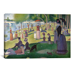 Sunday Afternoon on the Island of La Grande Jatte by Georges Seurat (26"W x 18"H x 0.75"D)