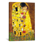 The Kiss by Gustav Klimt (18"W x 26"H x 0.75"D)