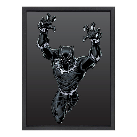 Black Panther Wall Art (16"W x 12"H)