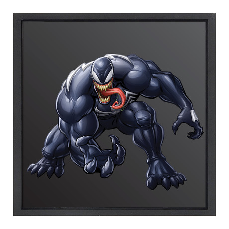 Marvel Comic Venom Framed Wall Art (12"W x 12"H)