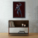 Captain America Without Shield Wall Art (16"W x 12"H)