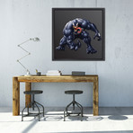 Marvel Comic Venom Framed Wall Art (12"W x 12"H)