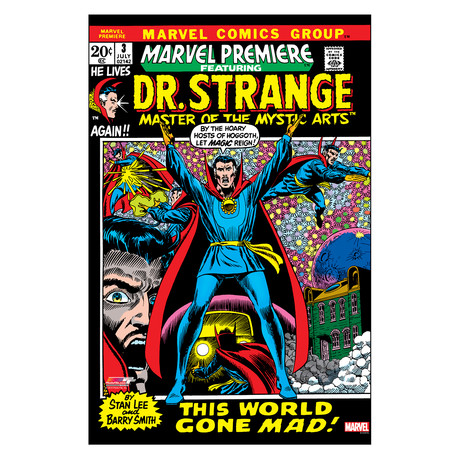 Dr. Strange Comic Cover Wall Art (16"W x 12"H)