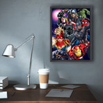 Marvel Mixed Characters Wall Art (16"W x 12"H)