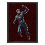 Captain America Without Shield Wall Art (16"W x 12"H)