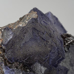 Natural Purple Fluorite on Matrix