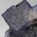 Natural Purple Fluorite on Matrix