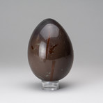 Natural Polished Polychrome Jasper Egg // Green + Yellow