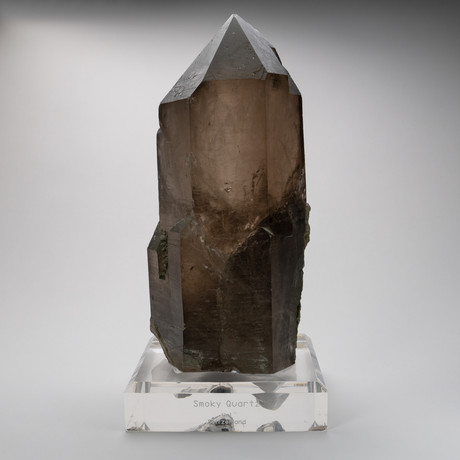 Natural Smokey Quartz on Display // Large