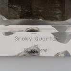 Natural Smokey Quartz on Display // Large