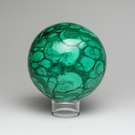 Natural Polished Malachite Sphere