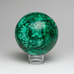 Natural Polished Malachite Sphere