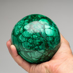 Natural Polished Malachite Sphere