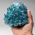 Aqua Aura Quartz Cluster