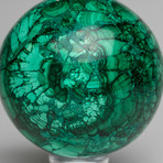 Natural Polished Malachite Sphere