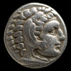 Greek Silver Coin of Alexander the Great // Lifetime Issue