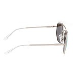 Stockton Polarized Sunglasses // Brown Frame + Silver Lens (Black Frame + Gold Lens)