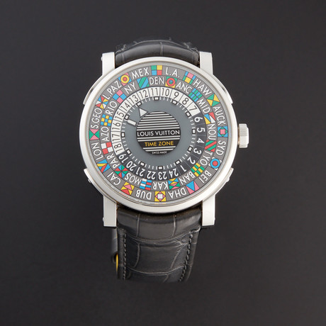 Louis Vuitton Escale Time Zone Automatic // Q5D20 // Pre-Owned