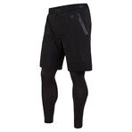 2-In-1 Shorts + Leggings // Black (XS)