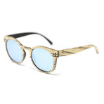 Joi 4.0 Polarized Sunglasses // White + Blue