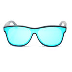 Dozer Polarized Sunglasses // Black + Blue