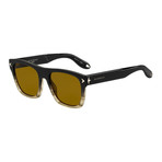 Givenchy // Unisex Wayfarer Sunglasses // Gray Black + Brown