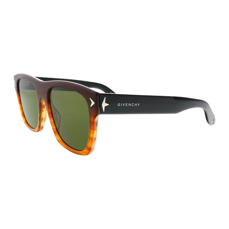 Givenchy // Unisex Wayfarer Sunglasses // Brown Black-A6 Brown