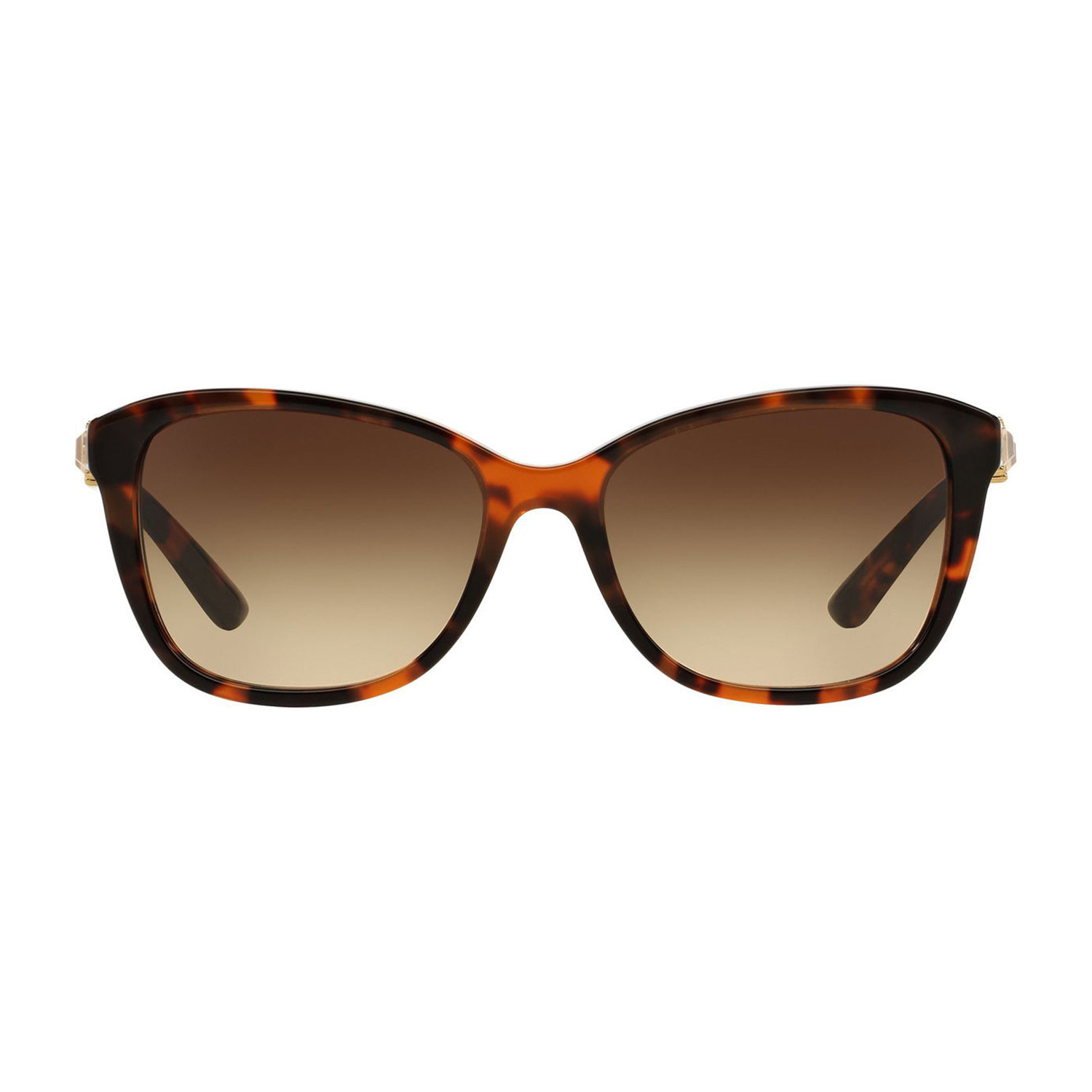 Versace // Women's Acetate Cat-Eye Sunglasses // Havana + Brown ...