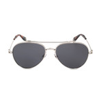 Givenchy // Men's Aviator Polarized Sunglasses // Palladium + Gray